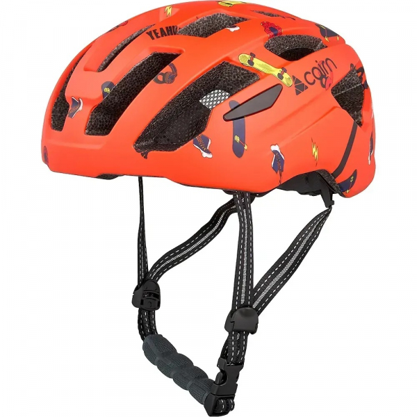 Велошолом Cairn Prism Jr II, Orange-Skate - фото-1