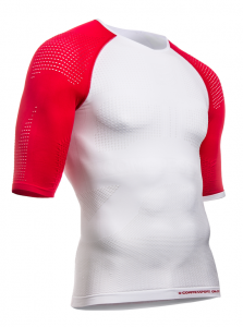 CS Футболка On/Off Multisport Shirt SS, White/Red, S - фото