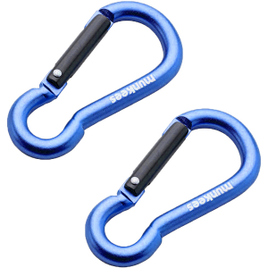 Карабін Munkees Pear 6 мм x 60 мм, пара, Dark Blue - фото