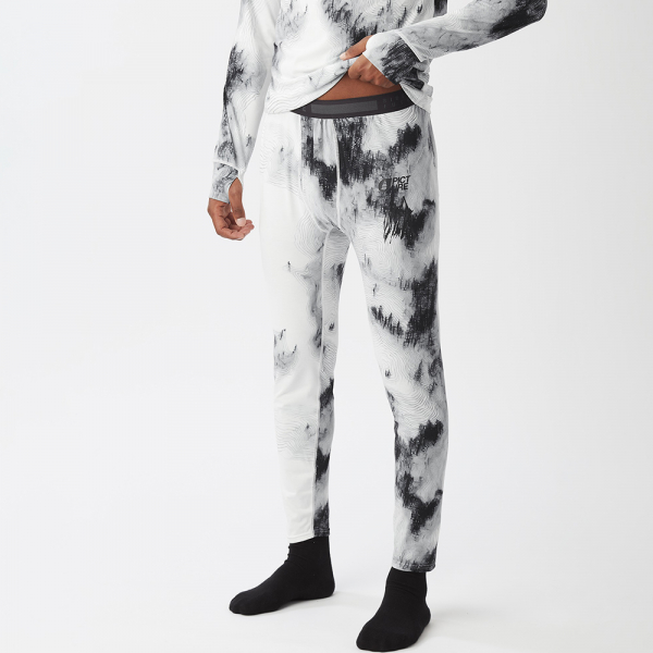 Picture Organic термобрюки Lhotse Printed snowy pine print M - фото-1