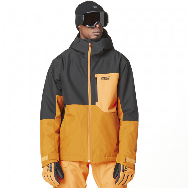 Picture Organic куртка лижна Nitric 2025 black-honey carrot S - фото-1