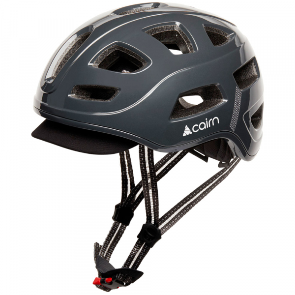Cairn велошолом Quartz LED USB shiny shadow 52-58 - фото-1