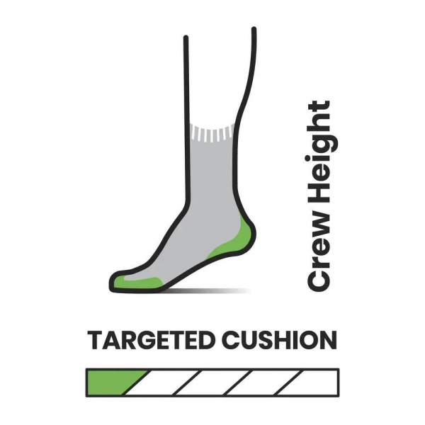 Шкарпетки чоловічі Trail Run Targeted Cushion Singletrack Print - фото