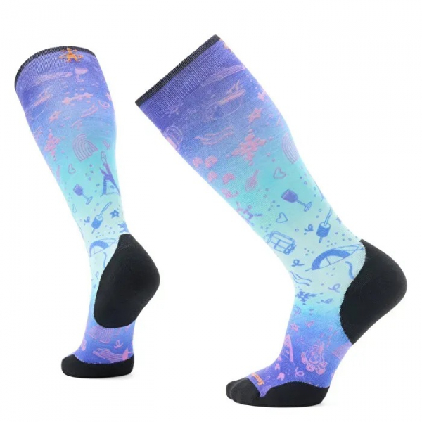 Шкарпетки чоловічі Ski Targeted Cushion Nature Doodles Print OTC - фото-1