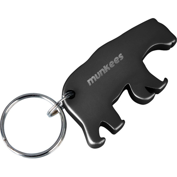 Брелок-відкривачка Munkees Little Bear, Black - фото-1