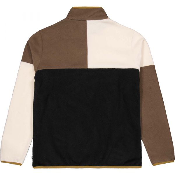 Picture Organic реглан флісовий Arcca black-vanilla-cocoa brown XXL - фото