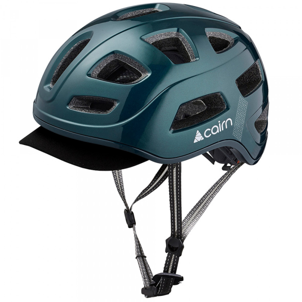 Cairn велошолом Quartz LED USB shiny pine 52-58 - фото-1