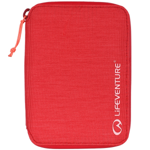 Lifeventure гаманець Recycled RFID Mini Travel Wallet raspberry - фото