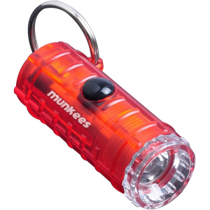 Munkees 1094 брелок ліхтарик 4-mode Mini-Flashlight red - фото