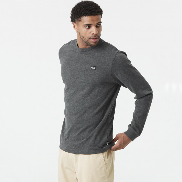 Реглан Picture Organic Sican LS, Dark Grey Melange - фото-1