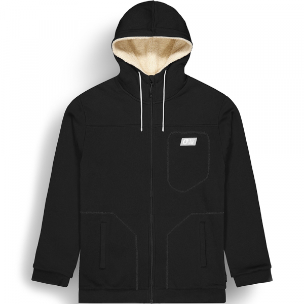 Picture Organic толстовка Basement Plush Zip black M - фото-1