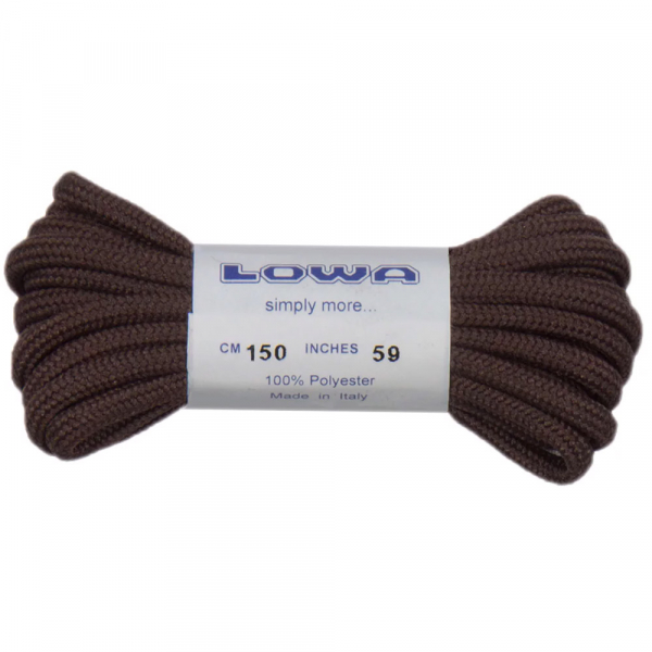 Шнурки LOWA Zephyr 150 cm Dark Brown Шнурки LOWA Zephyr 150 cm Dark Brown - фото-1