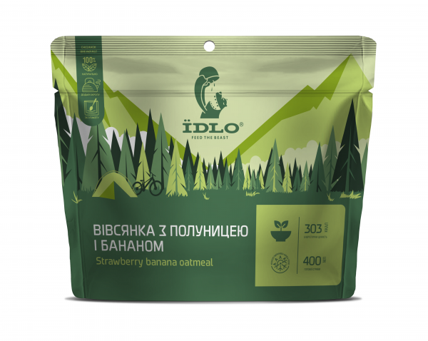 Вівсянка з полуницею і бананом ЇDLO - фото-1