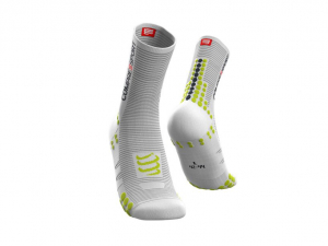 CS Шкарпетки Pro Racing Socks V3.0 Bike, White/Lime, T4 - фото