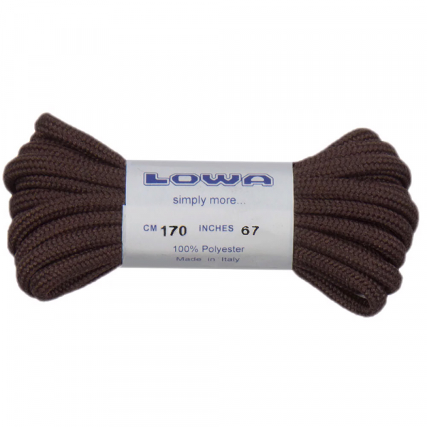 Шнурки LOWA Zephyr 170 cm Dark Brown Шнурки LOWA Zephyr 170 cm Dark Brown - фото-1