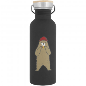 Picture Organic фляга Hampton black bear - фото