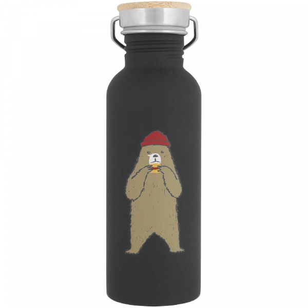 Picture Organic фляга Hampton black bear - фото-1