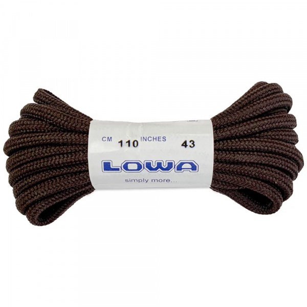 Шнурки LOWA ATC Lo 110 cm Black-Black - фото-1