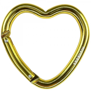 Карабін Munkees Heart, Gold - фото