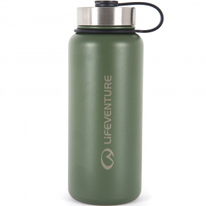 Lifeventure термофляга Stainless Steel Flask 1 L khaki - фото