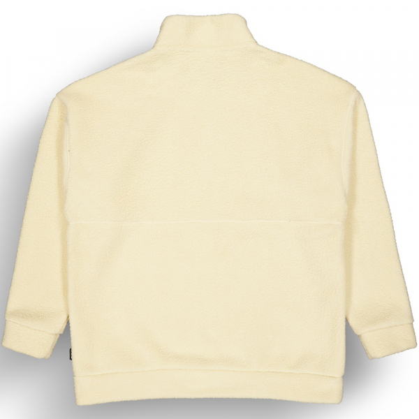 Picture Organic реглан флісовий Cylla 1/4 W wood ash XS - фото