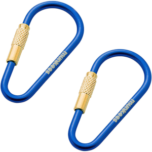 Карабін Munkees Mini Link 3 мм x 48 мм, пара, Dark Blue - фото