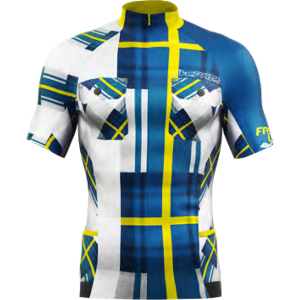 CRAZY Футболка SKY RUN-TRAIL PRINTED MAN BLUETTE SCOTTISH L - фото