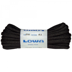 Шнурки LOWA Trekking 210 cm Black-Black - фото