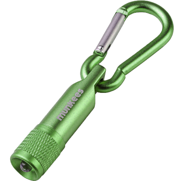 Брелок-ліхтарик Munkees LED with Carabiner, Grass green - фото-1