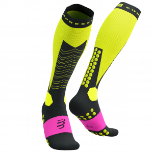 CS Гольфи Ski Mountaineering Full Socks, Safe Yellow/Black, T3 - фото