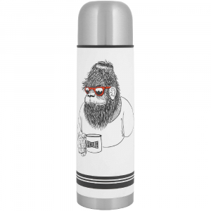 Picture Organic термос Campei 0.5 L white gorille - фото