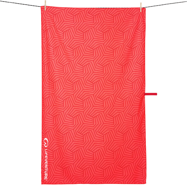 Lifeventure рушник Soft Fibre Printed coral Giant - фото-1