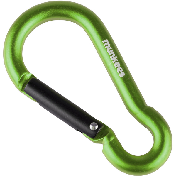 Карабін Munkees Pear 8 мм x 80 мм, Grass green - фото-1