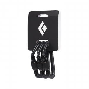 HotForge Screwgate 3 Pack набір карабінів, Black, One Size - фото
