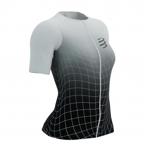 CS Футболка Tri Postural Aero SS Top W, Black/White Print, S - фото