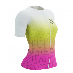 CS Футболка Tri Postural Aero SS Top W, Safe Yellow/Neo Pink, S - фото