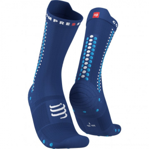 CS Шкарпетки Pro Racing Socks V4.0 Bike, Sodalite/Fluo Blue, T2 - фото