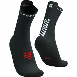 CS Шкарпетки Pro Racing Socks v4.0 Run High, Black/White, T3 - фото