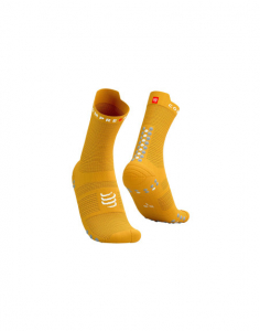 CS Шкарпетки Pro Racing Socks V4.0 Run High, Citrus/Alloy, T4 - фото