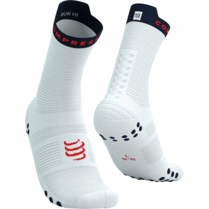 CS Шкарпетки Pro Racing Socks V4.0 Run High, White/Blues, T3 - фото