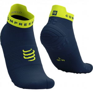 CS Шкарпетки Pro Racing Socks V4.0 Run Low, Blues/Green Sheen, T3 - фото