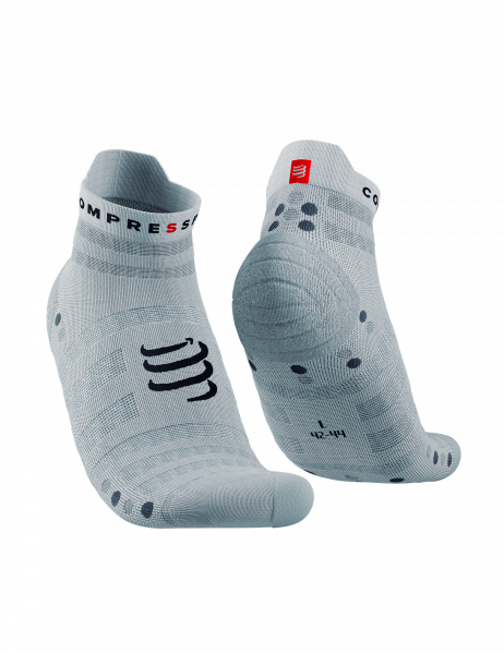 CS Шкарпетки Pro Racing Socks V4.0 Run Low, White/Alloy, T3 - фото-1