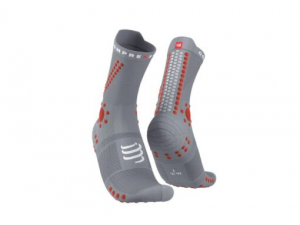 CS Шкарпетки Pro Racing Socks V4.0 Trail, Alloy/Orangeade, T4 - фото
