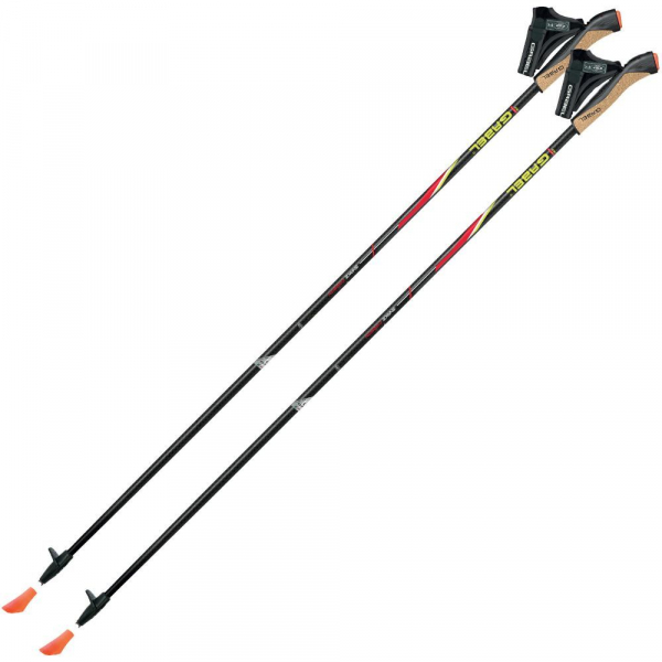 Палиці для скандинавської ходьби Gabel FX-75 Snake Carbon 105 Dual Spike - фото