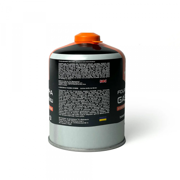 Газовий балон Base Camp 4 Saeson Gas 450 g - фото
