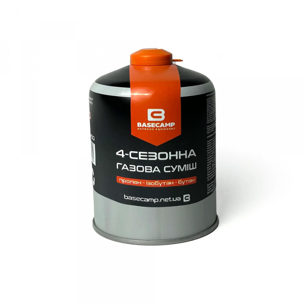 Газовий балон Base Camp 4 Saeson Gas 450 g - фото