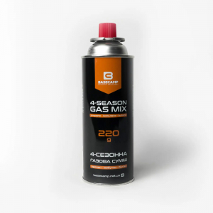Газовий балон Base Camp 4 Season Gas 220 g - фото