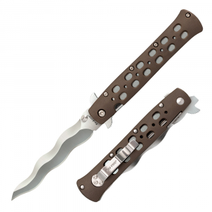 Ніж складний Cold Steel 4" Zytel Handle T-Lite Kris Blade - фото