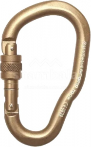 Jumbo HMS screw gate 22kN gold карабін - фото