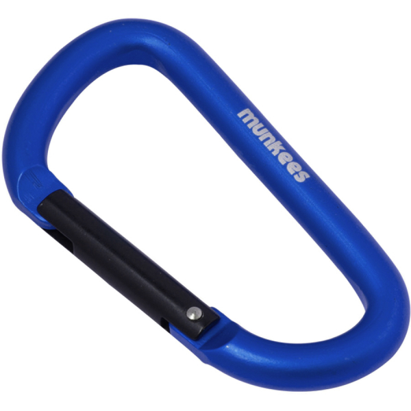 Карабін Munkees D 8 мм x 80 мм, Blue - фото-1